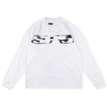 Sp5der SP5 Blurry Long-Sleeve Tee – White Premium Streetwear Shirt