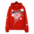 Sp5der Spider Web Hoodie – Red Premium Streetwear Sweatshirt