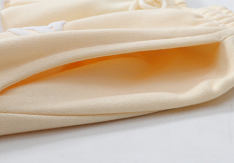 Sp5der Logo Foam Print Jogger Pants – Apricot