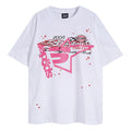Sp5der x Harley Davidson Vintage T-Shirt – White Streetwear Graphic Tee