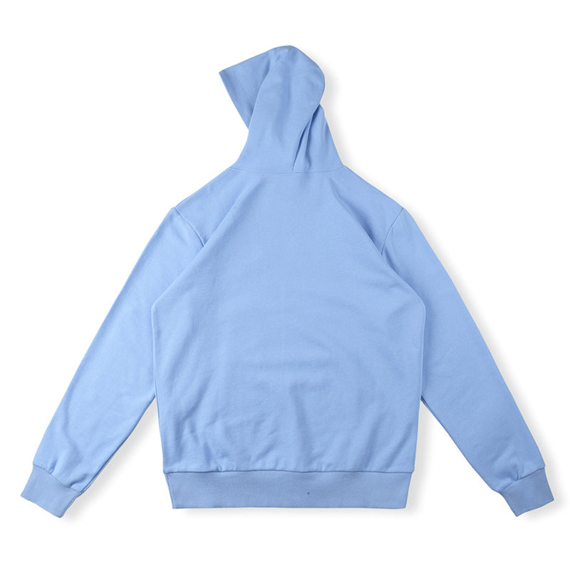 SP5DER Spider Web Graphic Hoodie – Blue