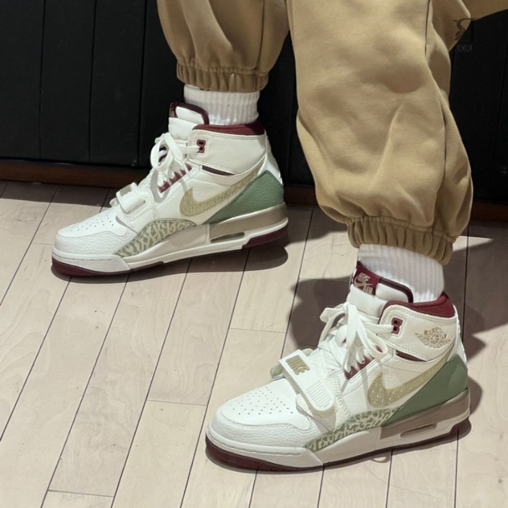 Air Jordan Legacy 312 Year of the Dragon White Burgundy Olive
