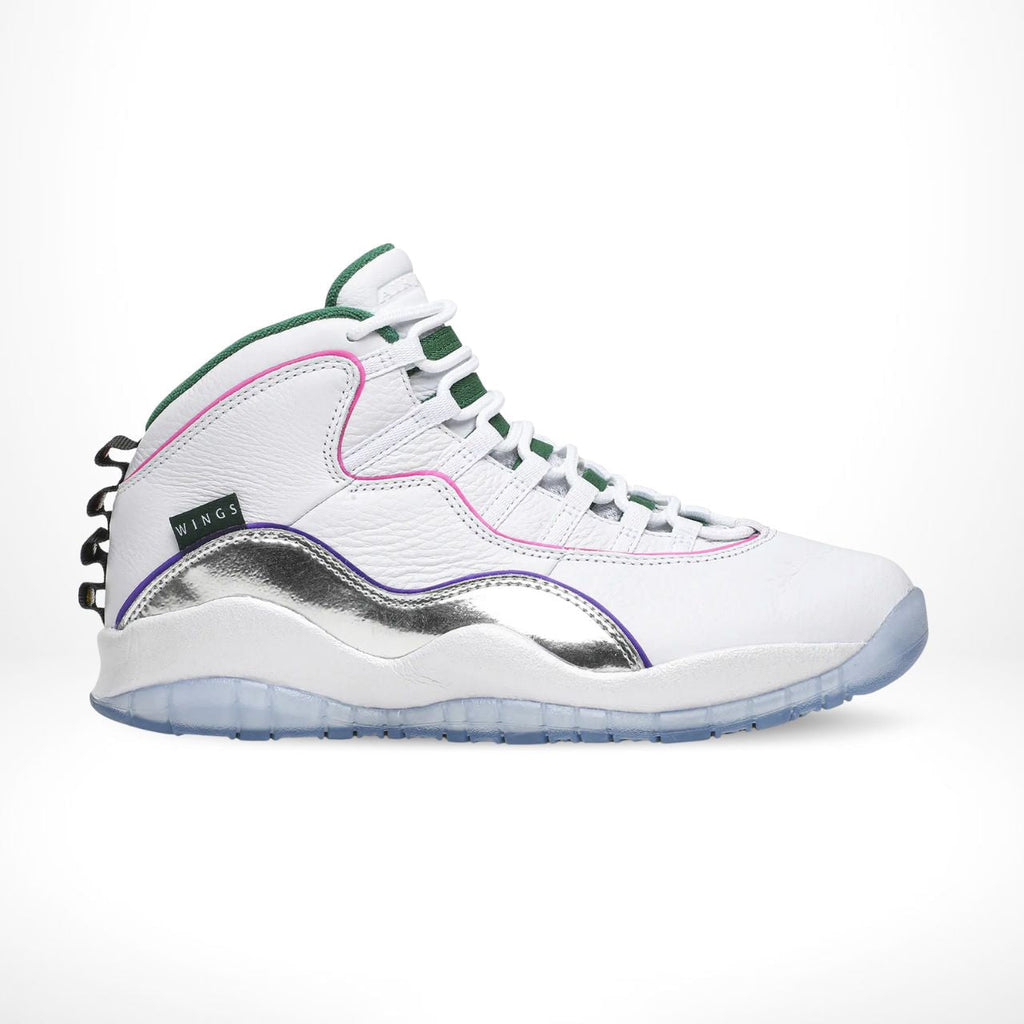 Air Jordan 10 Retro Wings White Chrome