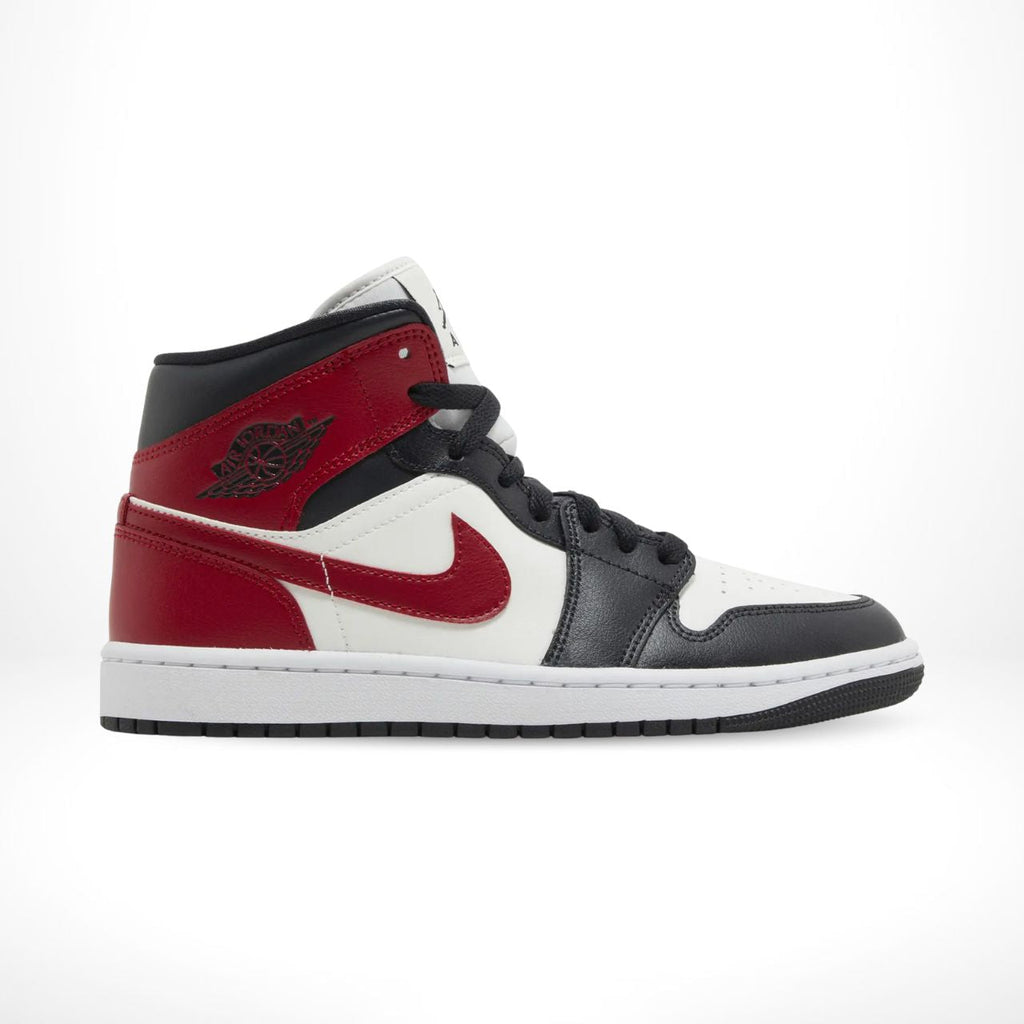Air Jordan 1 Mid Gym Red Off Noir