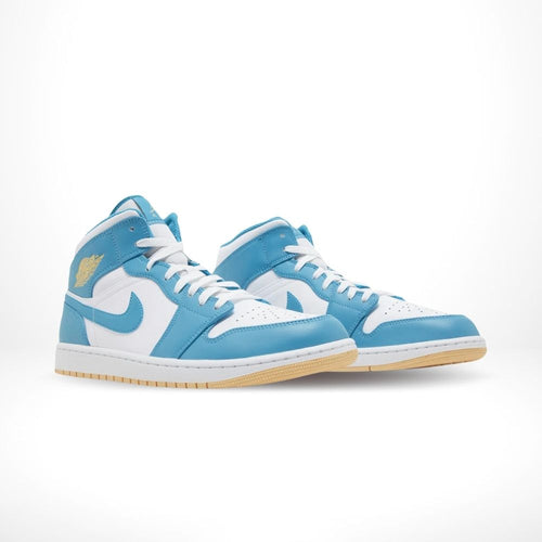Air Jordan 1 Mid Aquatone Blue White
