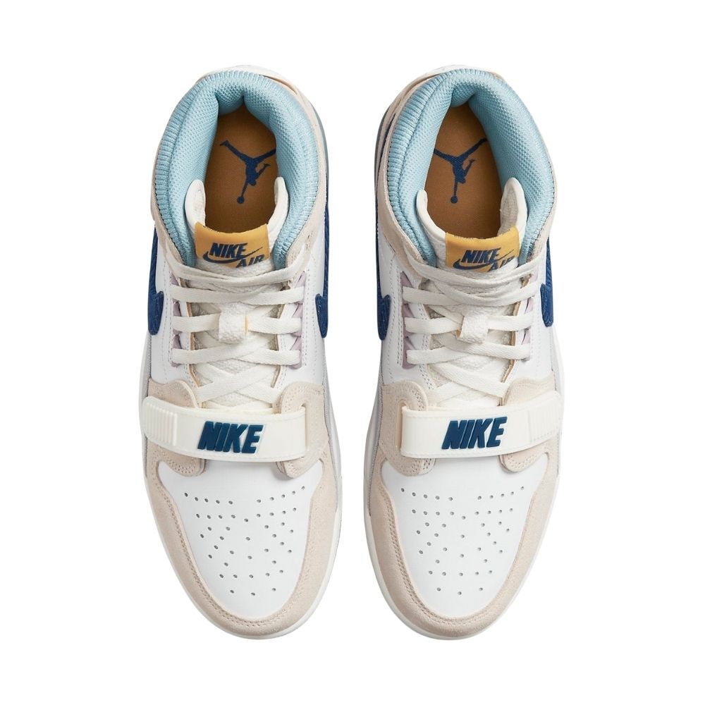 Air Jordan Legacy 312 Corduroy Swoosh Cream White Blue