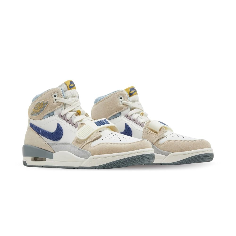 Air Jordan Legacy 312 Corduroy Swoosh Cream White Blue
