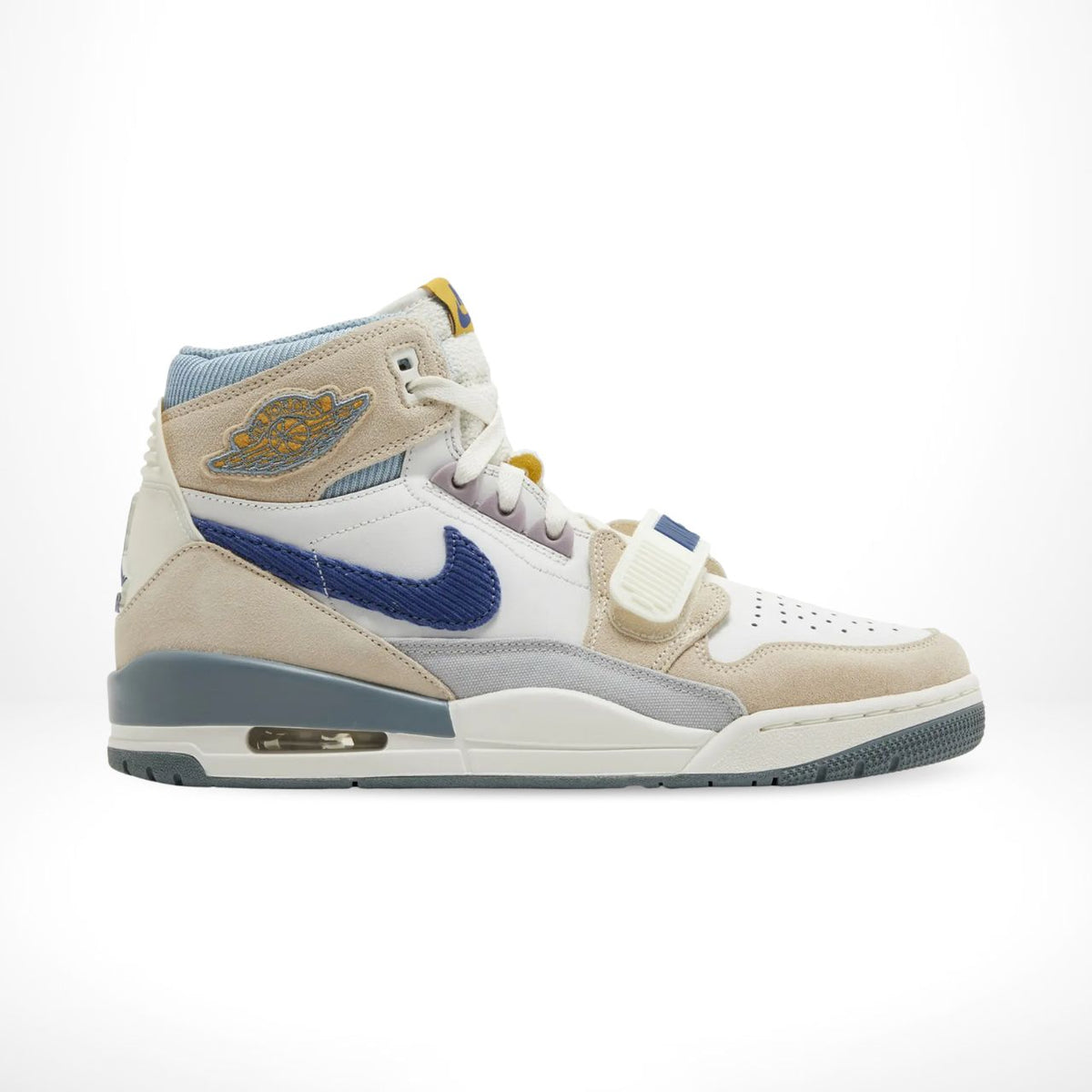 Air Jordan Legacy 312 Corduroy Swoosh Cream White Blue