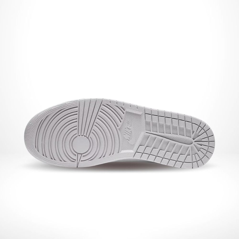 Air Jordan 1 Mid Swoosh Logo Grey Camo White