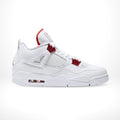 Air Jordan 4 Metallic Pack White Red