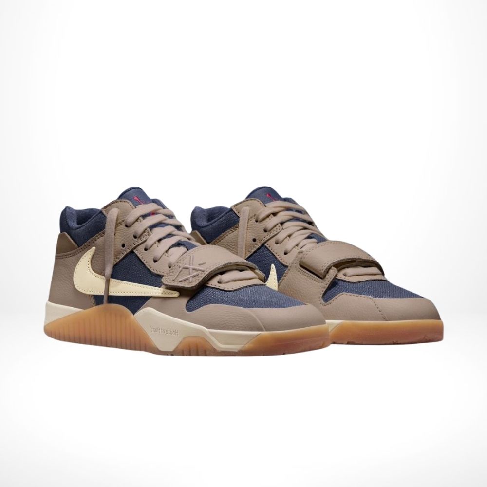 Air Jordan x Travis Scott x Jumpman Jack Taupe Haze Grey and Brown