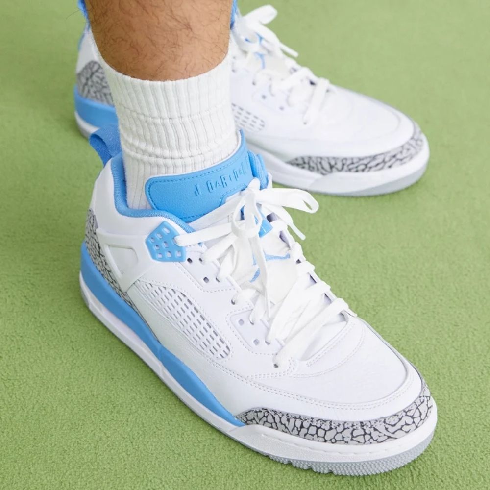 Air Jordan Spizike Low White University Blue