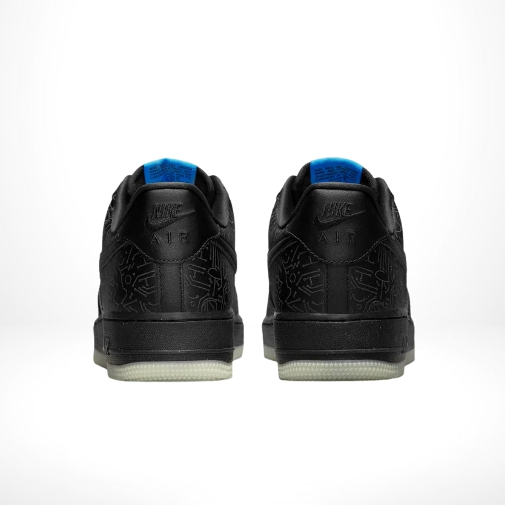 Air Force 1 Low Computer Chip Space Jam Black Light Blue