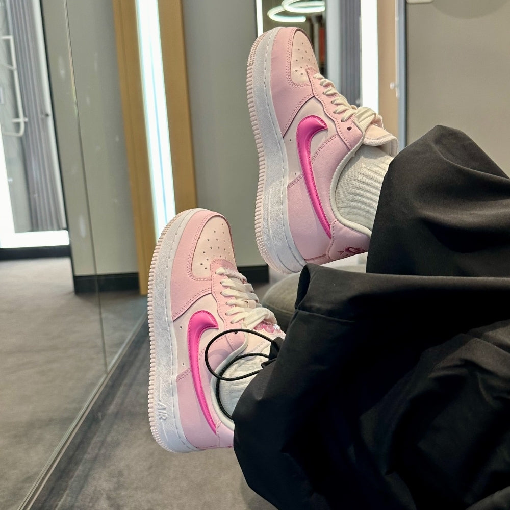 Air Force 1 Low Paw Print Pink White