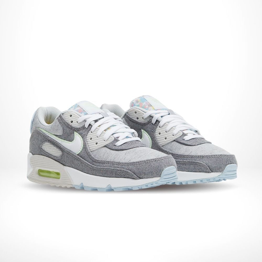 Air Max 90 Recycled Canvas Vast Grey Blue White
