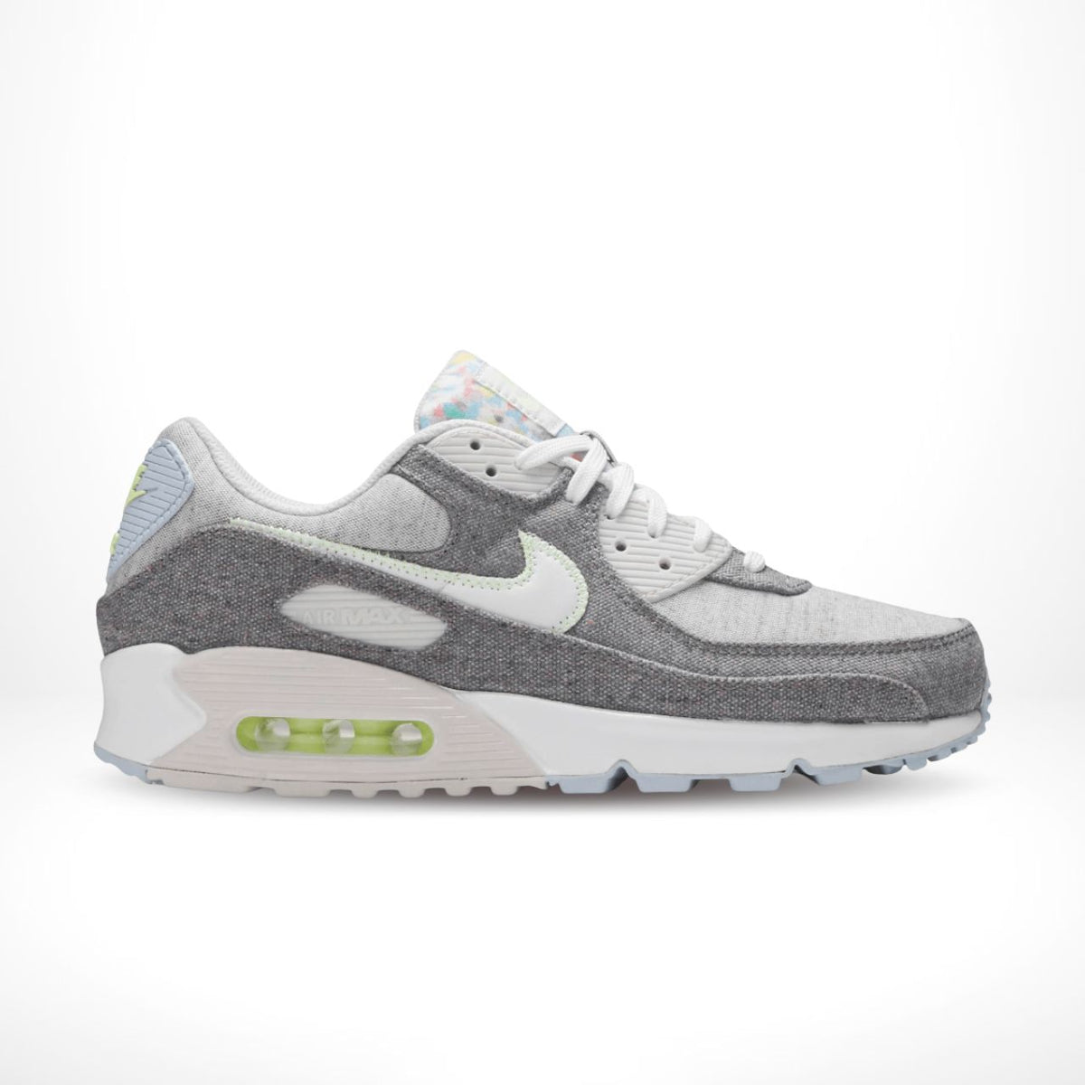 Air Max 90 Recycled Canvas Vast Grey Blue White