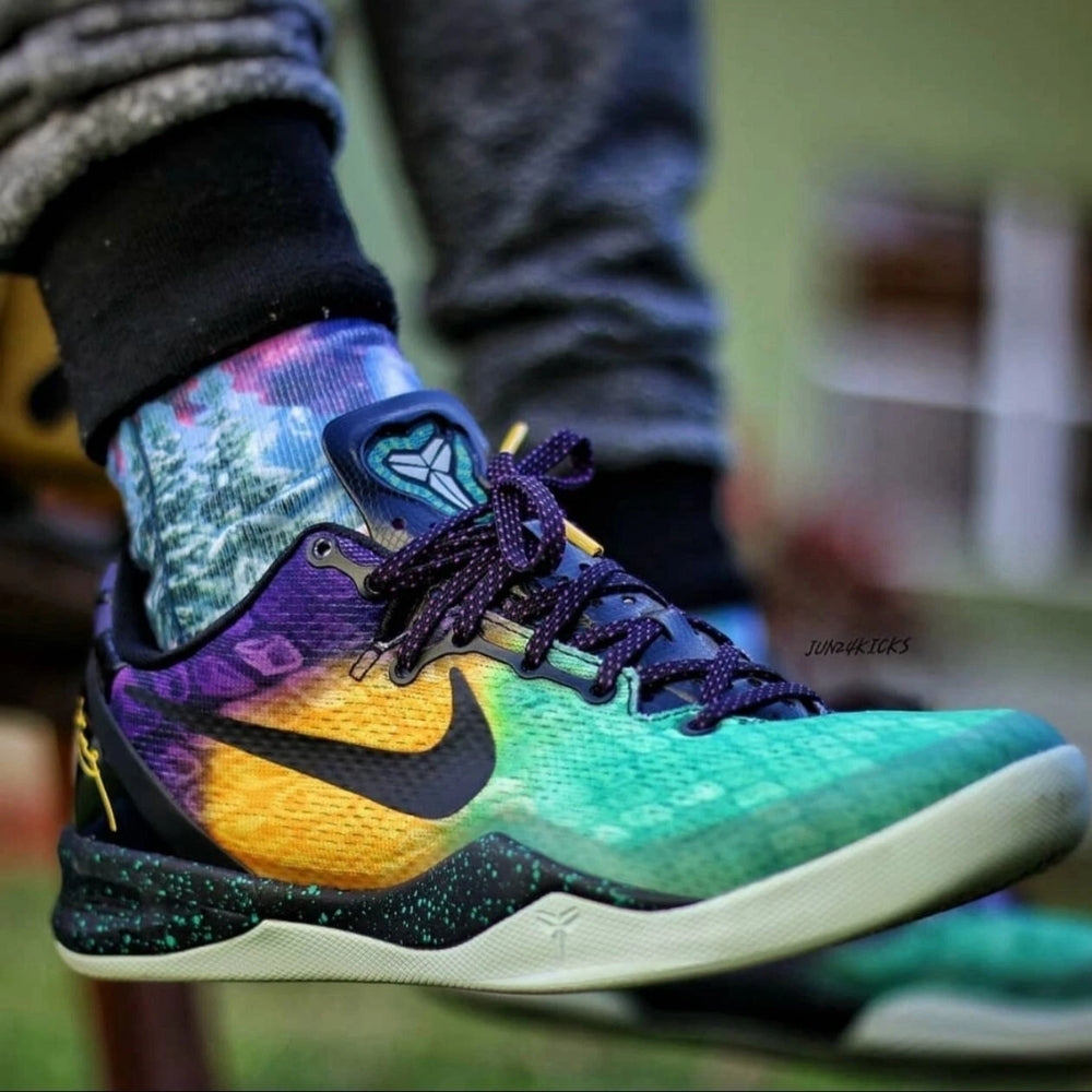 Nike Kobe 8 Easter Black Purple Green