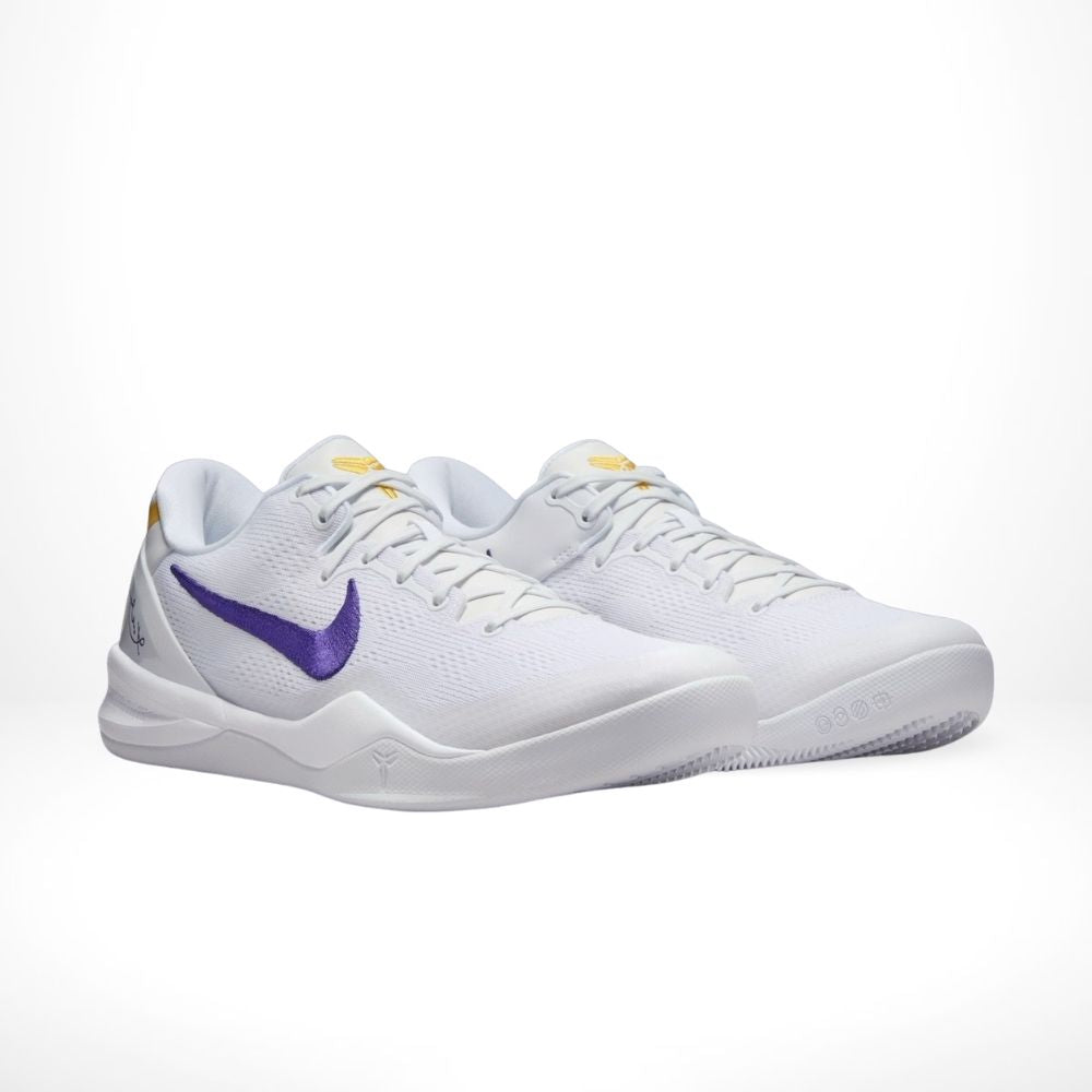 Nike Kobe 8 Protro Lakers Home White