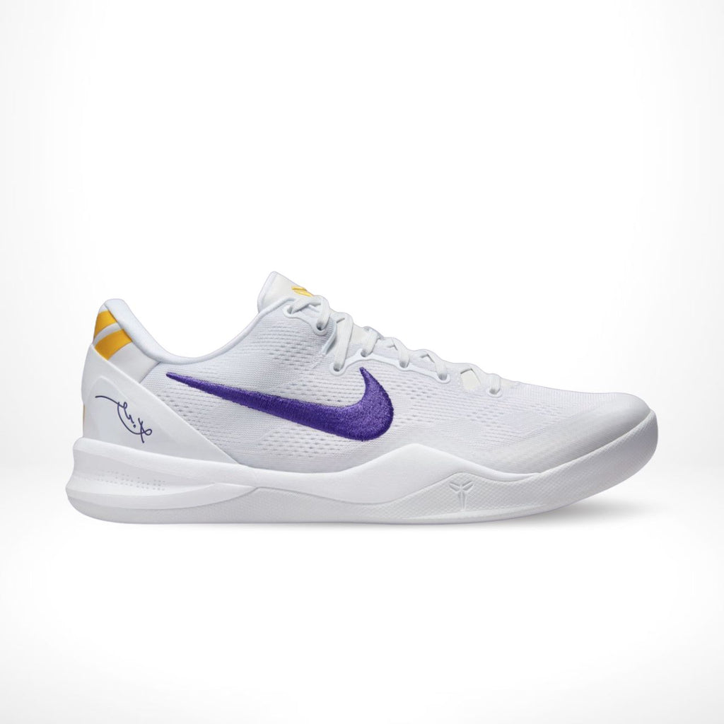 Nike Kobe 8 Protro Lakers Home White
