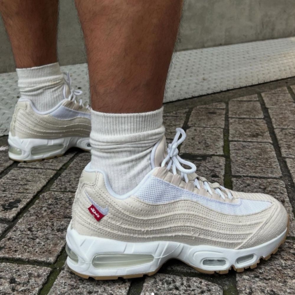 Nike Air Max 95 x Levis White and Ecru